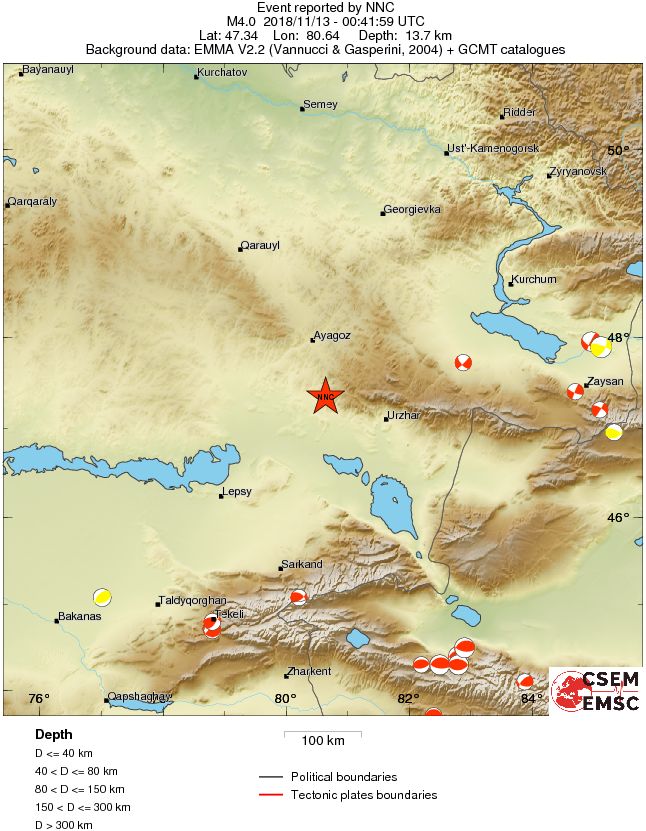 Regional moment Tensor