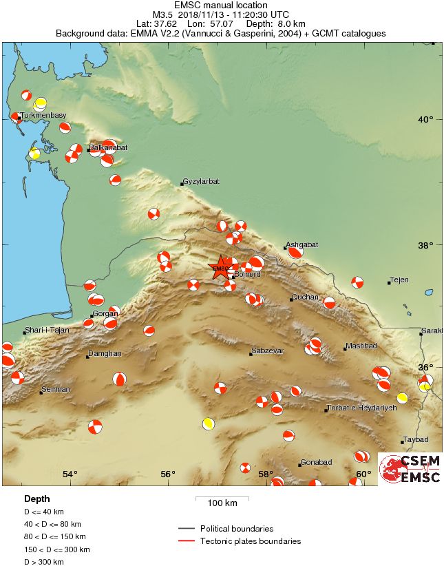 Regional moment Tensor