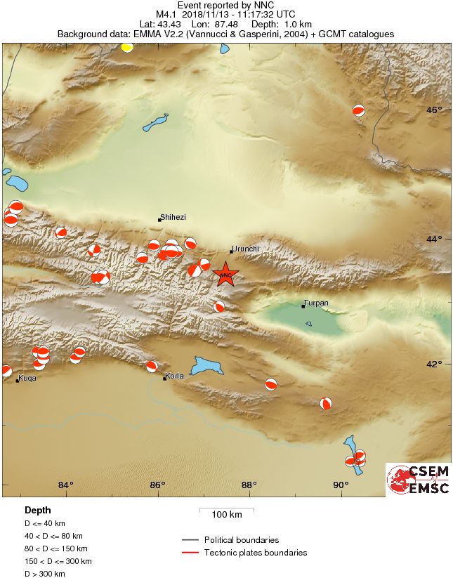 Regional moment Tensor