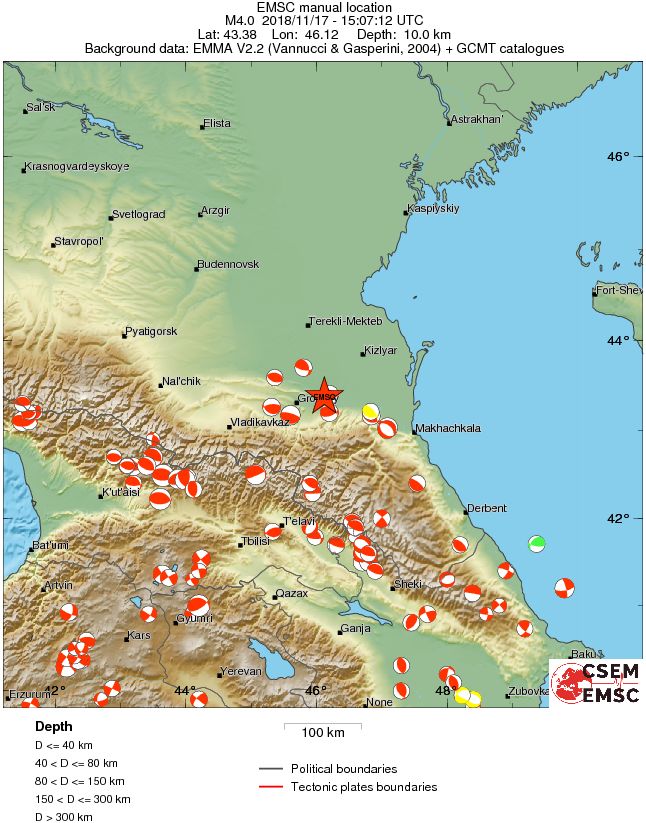 Regional moment Tensor