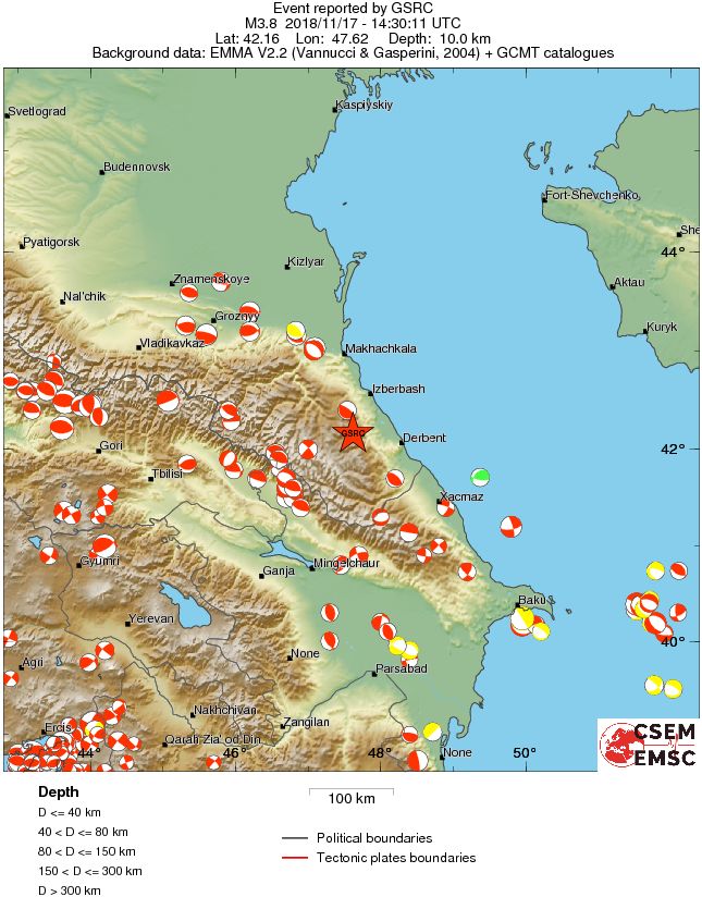 Regional moment Tensor