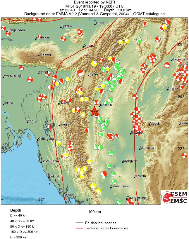 Regional moment Tensor