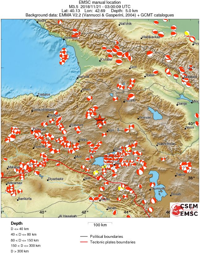Regional moment Tensor