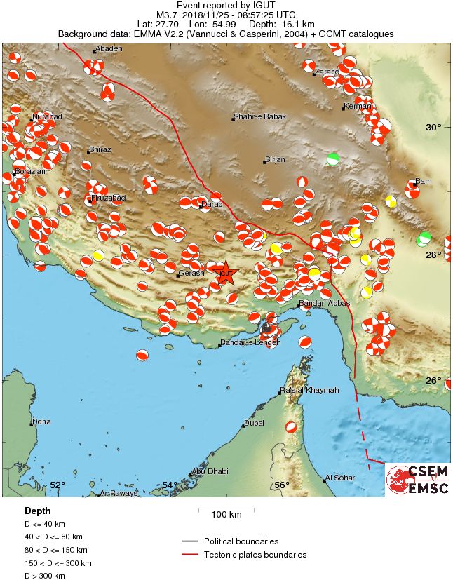 Regional moment Tensor