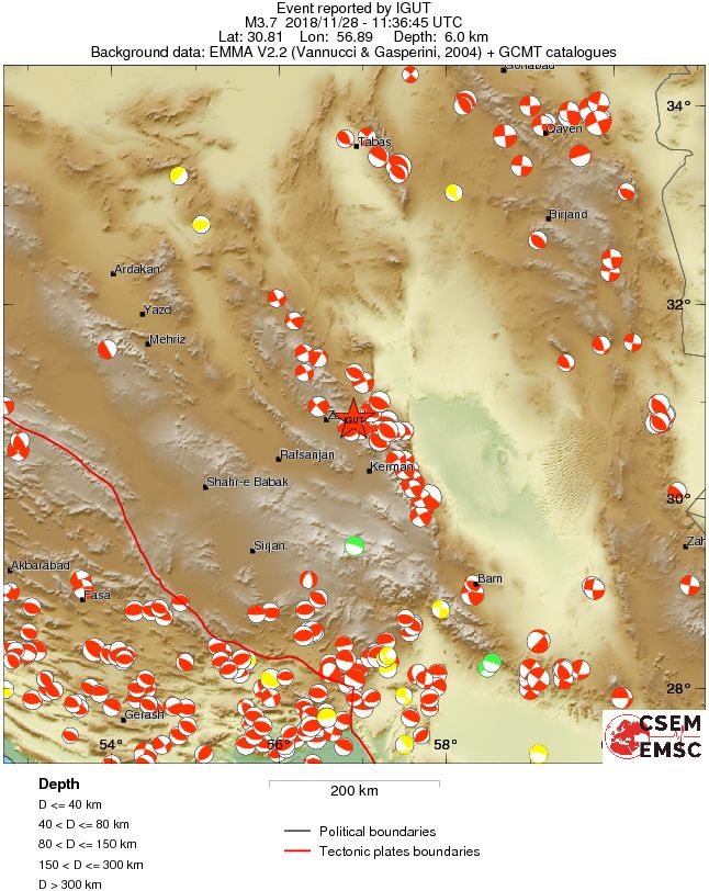 Regional moment Tensor