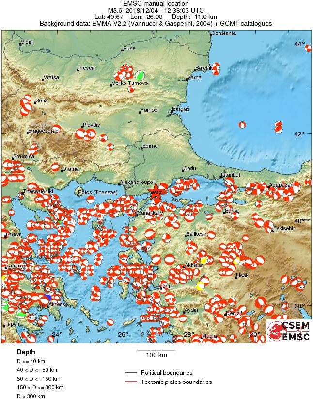Regional moment Tensor