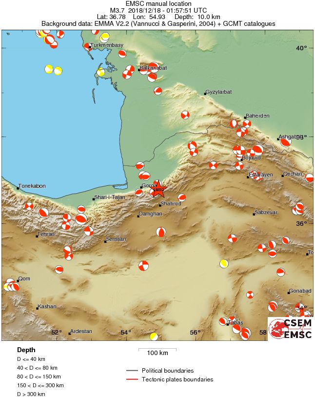 Regional moment Tensor