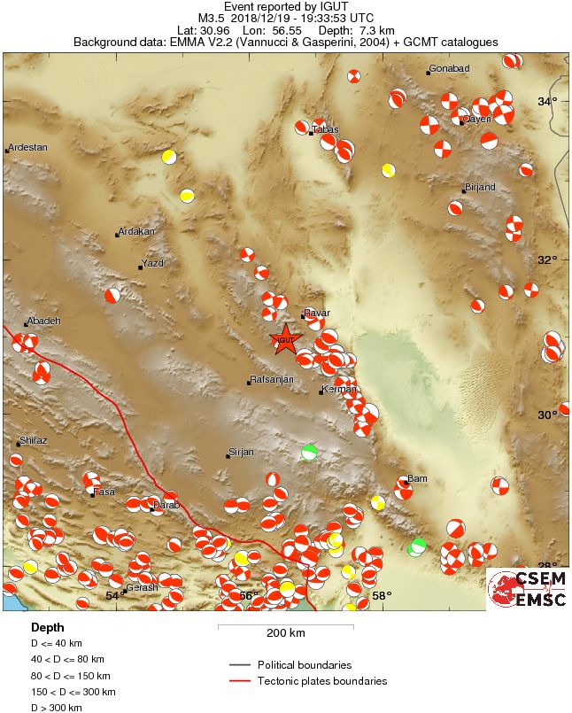 Regional moment Tensor