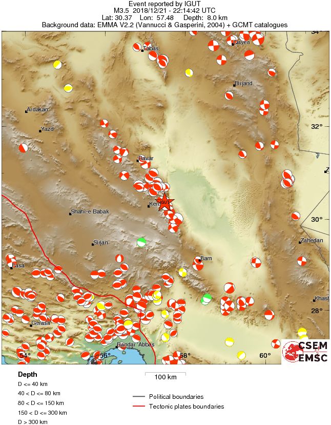 Regional moment Tensor