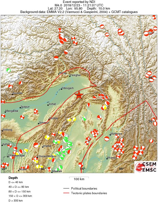 Regional moment Tensor