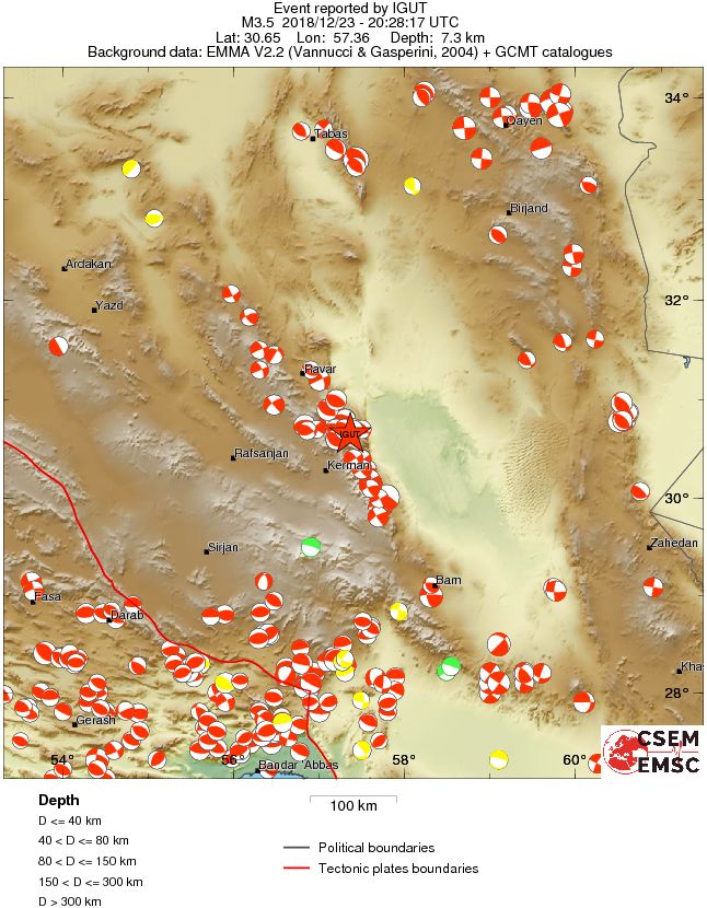 Regional moment Tensor