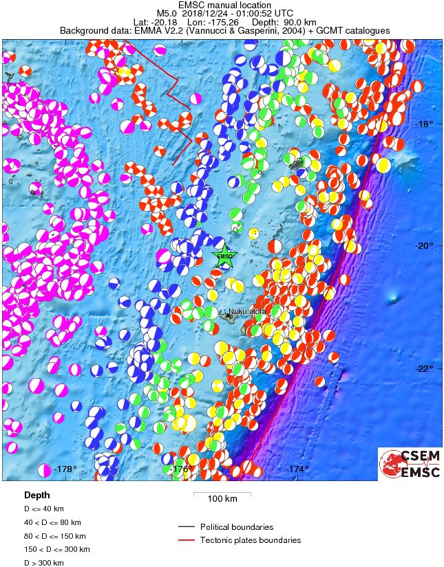 Regional moment Tensor