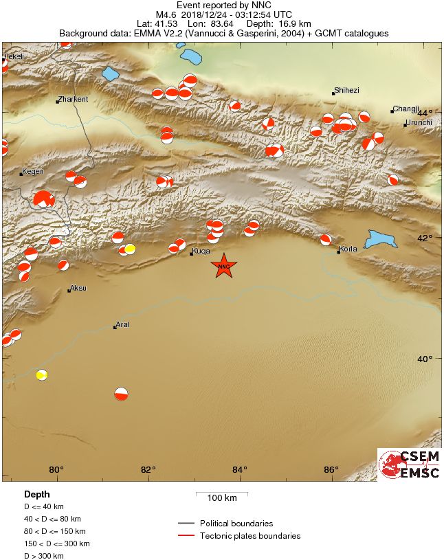 Regional moment Tensor