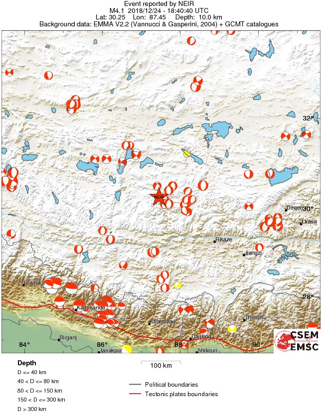 Regional moment Tensor