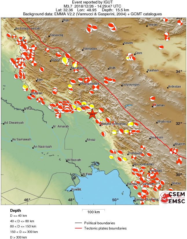 Regional moment Tensor
