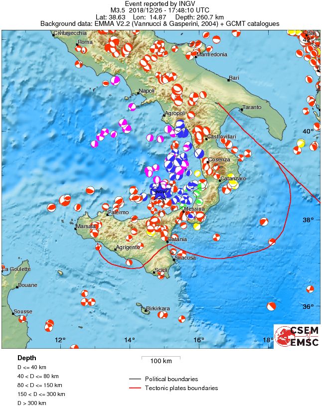 Regional moment Tensor