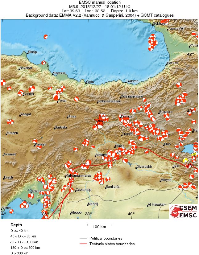 Regional moment Tensor