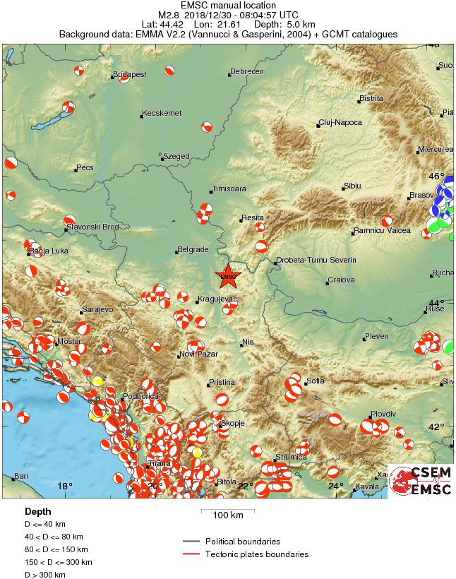 Regional moment Tensor