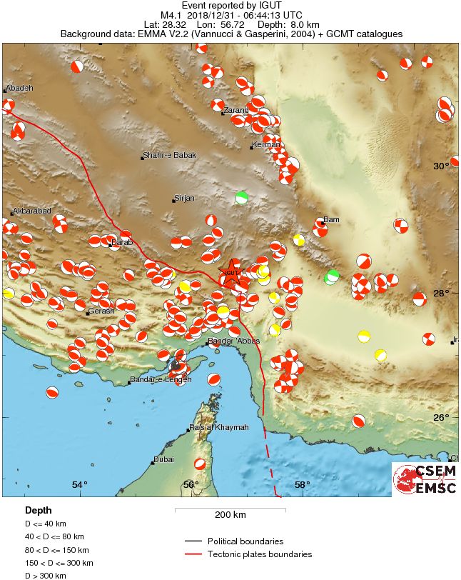 Regional moment Tensor