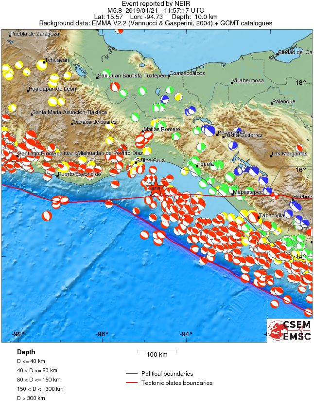 Regional moment Tensor