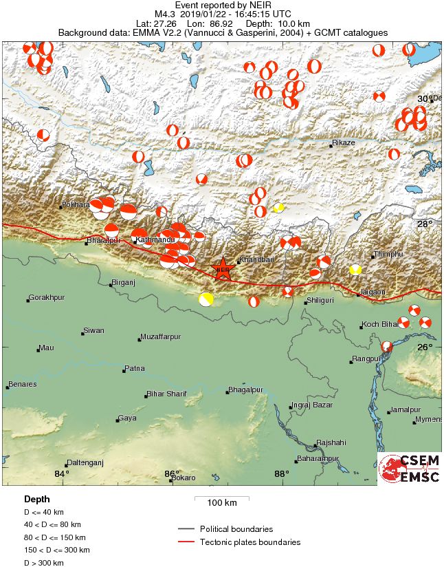 Regional moment Tensor