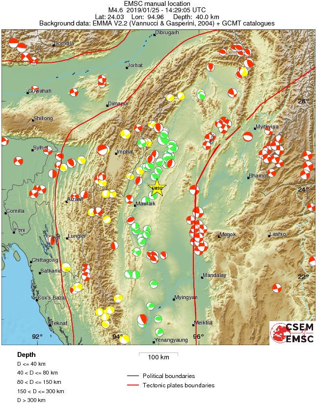 Regional moment Tensor