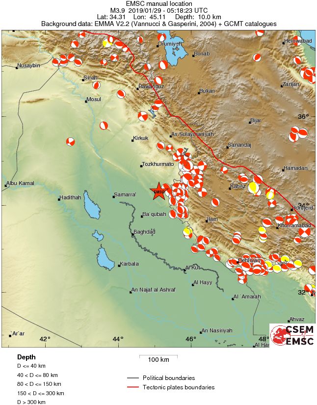 Regional moment Tensor
