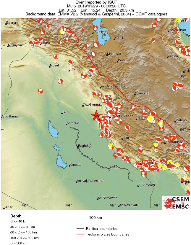 Regional moment Tensor