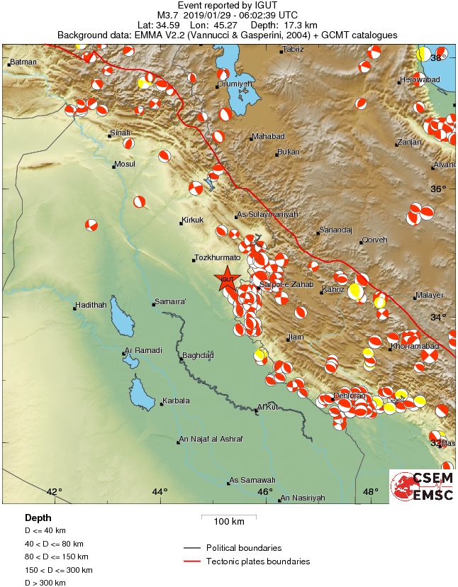 Regional moment Tensor