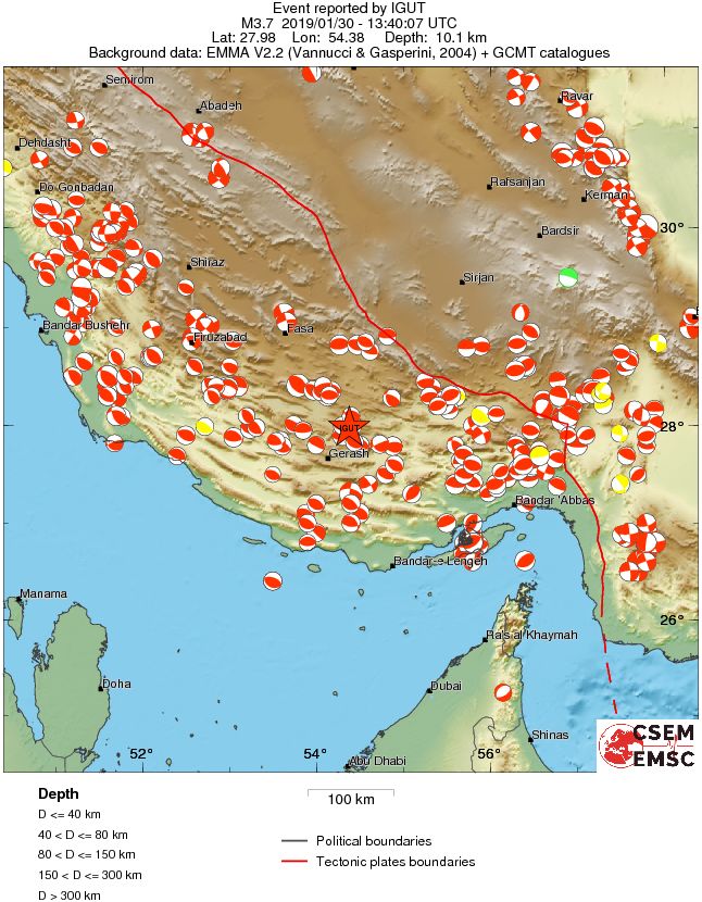 Regional moment Tensor