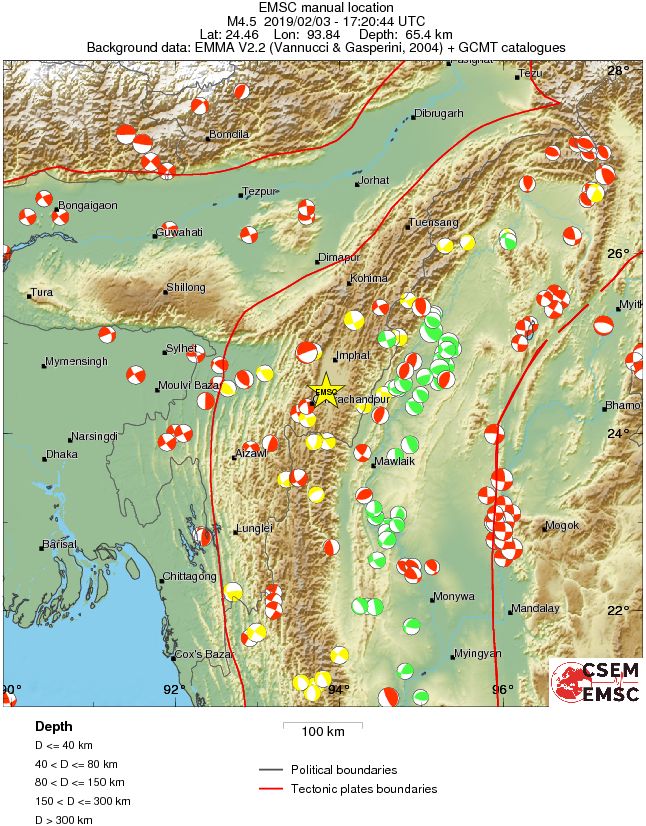 Regional moment Tensor