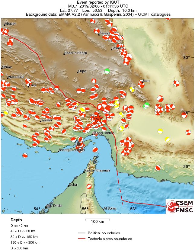 Regional moment Tensor