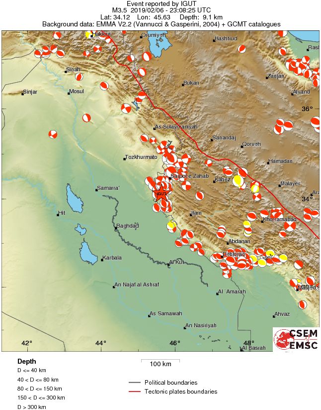 Regional moment Tensor