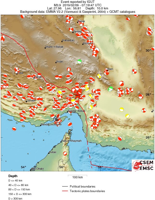 Regional moment Tensor