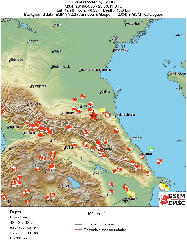 Regional moment Tensor