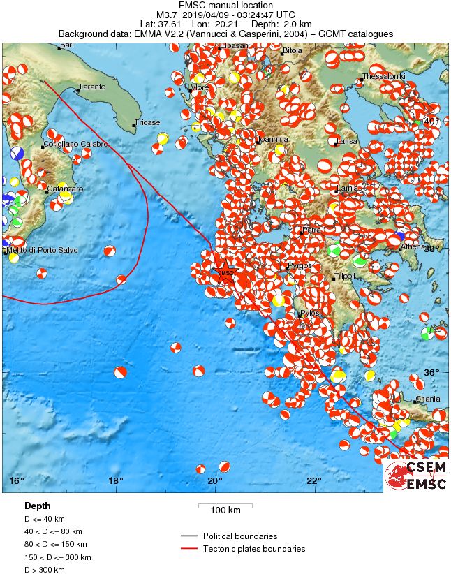 Regional moment Tensor