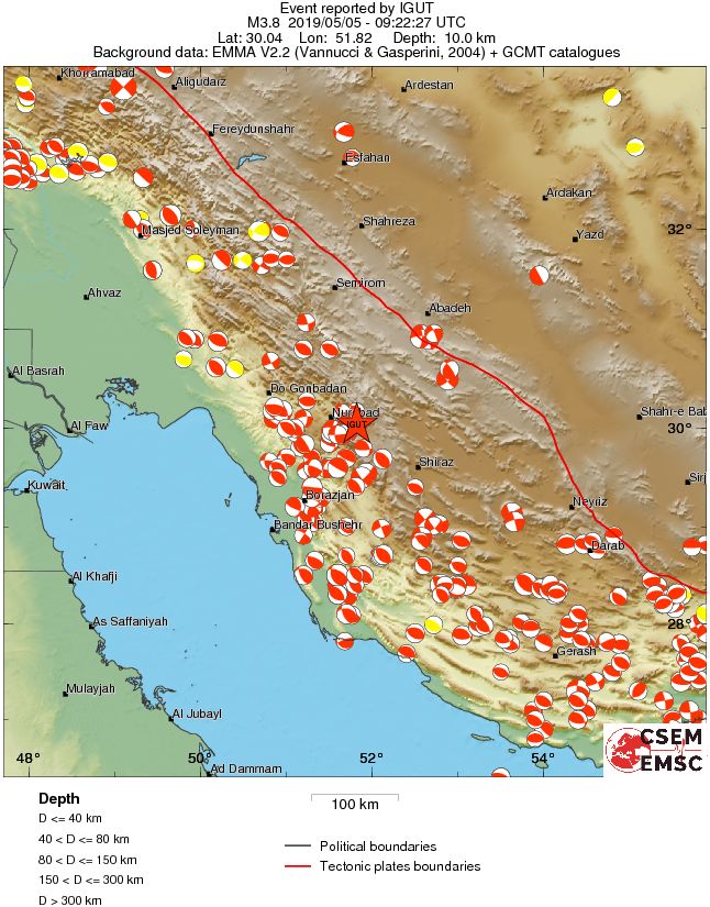 Regional moment Tensor
