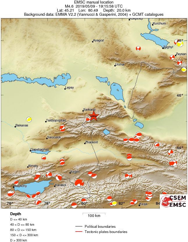 Regional moment Tensor
