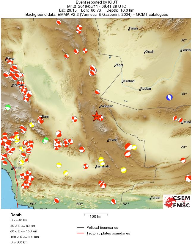 Regional moment Tensor