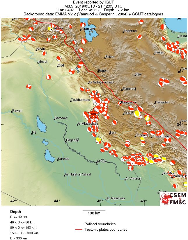 Regional moment Tensor
