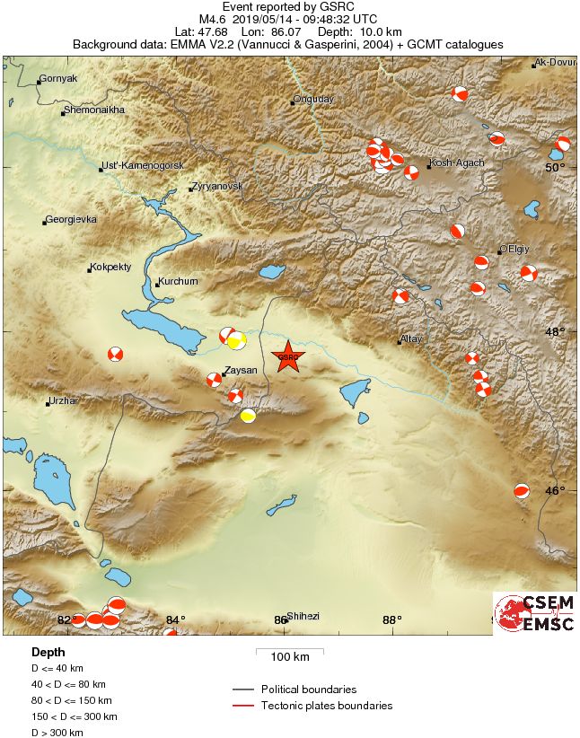 Regional moment Tensor