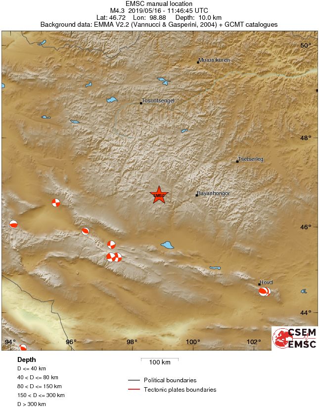 Regional moment Tensor
