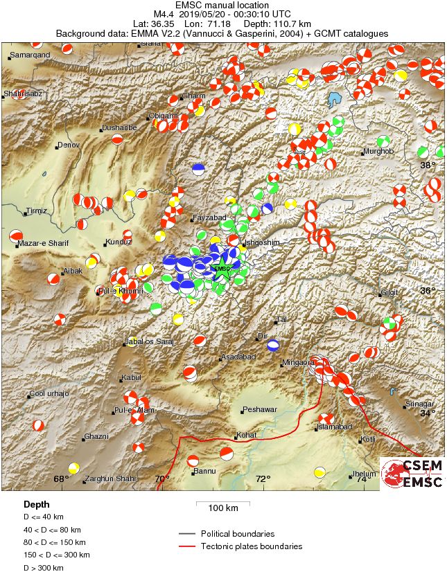 Regional moment Tensor