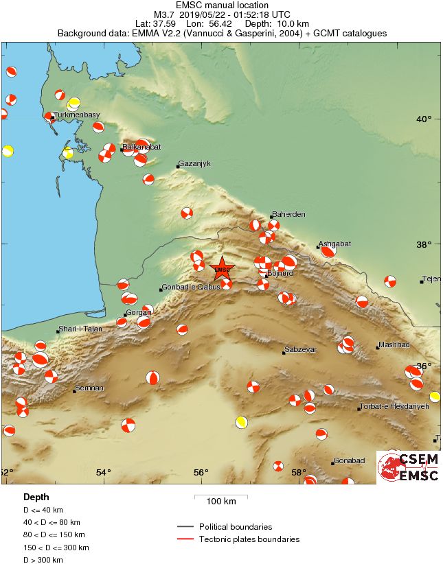 Regional moment Tensor