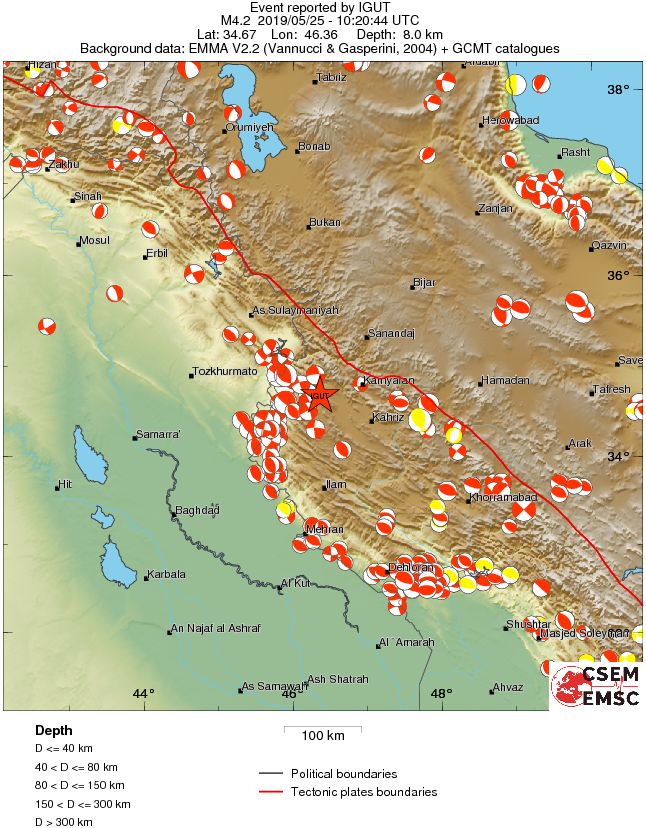 Regional moment Tensor