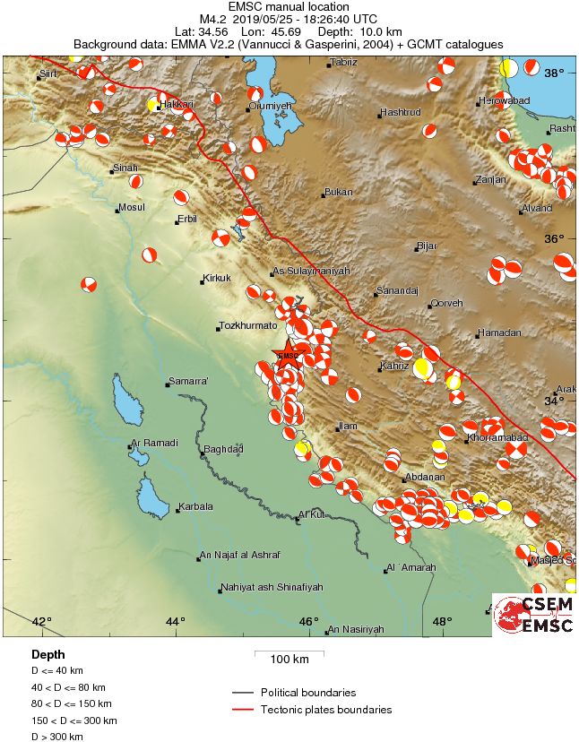 Regional moment Tensor