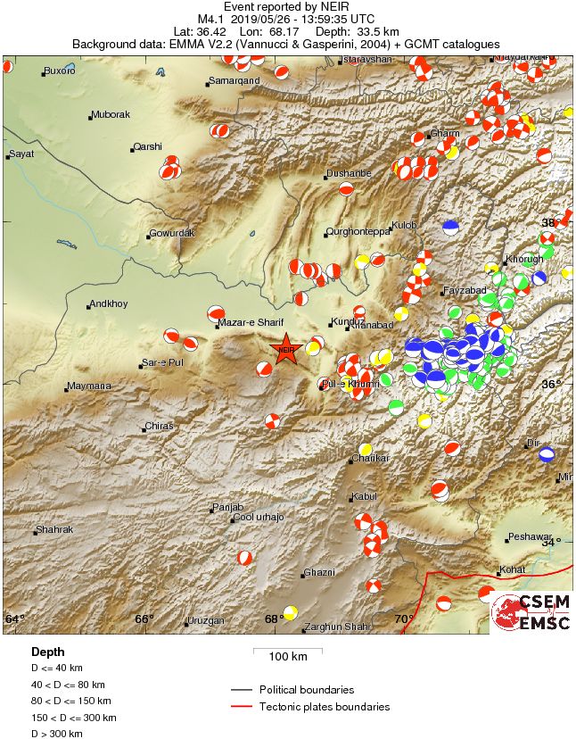 Regional moment Tensor