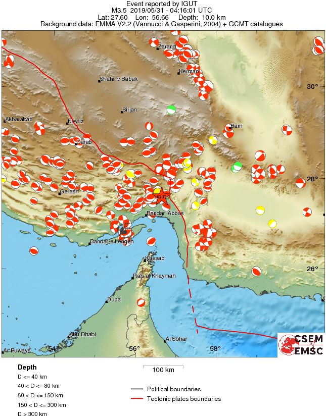 Regional moment Tensor