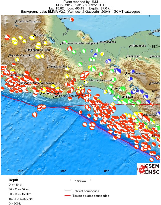Regional moment Tensor
