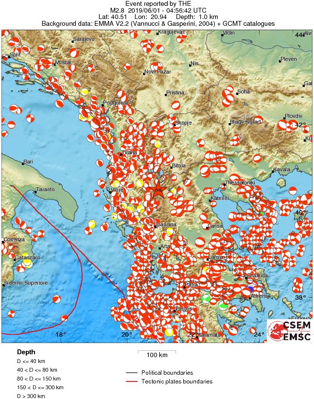 Regional moment Tensor